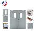 EN1634 factory direct sale 30mins single leaf steel fire door with handle